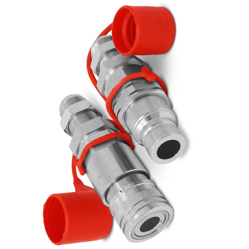 Kompatibel mit Bobcat 7753 773 863 873 963 - #12 JIC Flaches Gesicht Hydraulisch Quick Connect Kupplung 7753, 773, 863, 873, 963