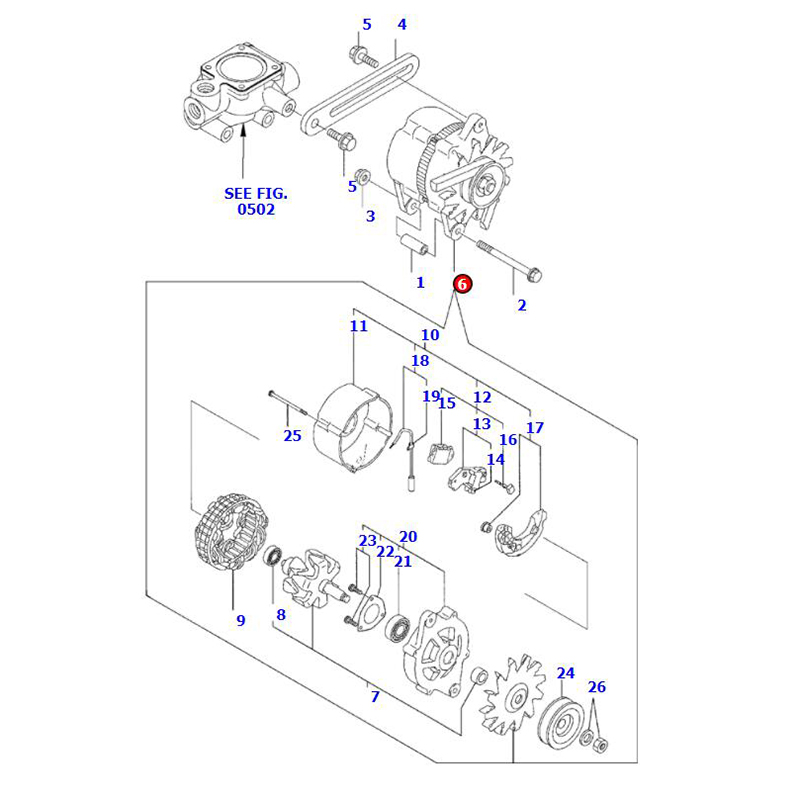 Hergestellt für Komatsu Motor 4D92E-1 4D94E-1 4D98E-1 Bagger PC75-1 PW75-1 PW75R-2 - 12V 60A Wechselstromrichter YM129900-77210 YM12990077210 4D92E-1BD-F 4D92E-1BW-F 4D94E-1BD-F 4D94E-1BW-F 4D98E-1GD-F 4D98E-1GW-F BX20, PC75-1, PC75R-2, PW75R-2, SK09J-2,