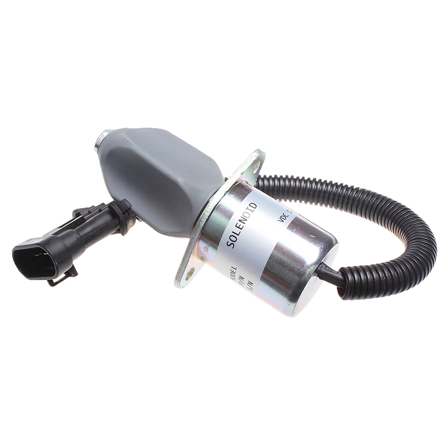 Optimiert für Bobcat 325 328 331 334 337 341 5600 751 753 763 7753 S150 S160 S175 S185 T190 - 12V Diesel-Shutoff Solenoidventil 6681513 325,328,331,334,337,341,5600,751,753,773,7753,S150,S160,S175,S185,T190