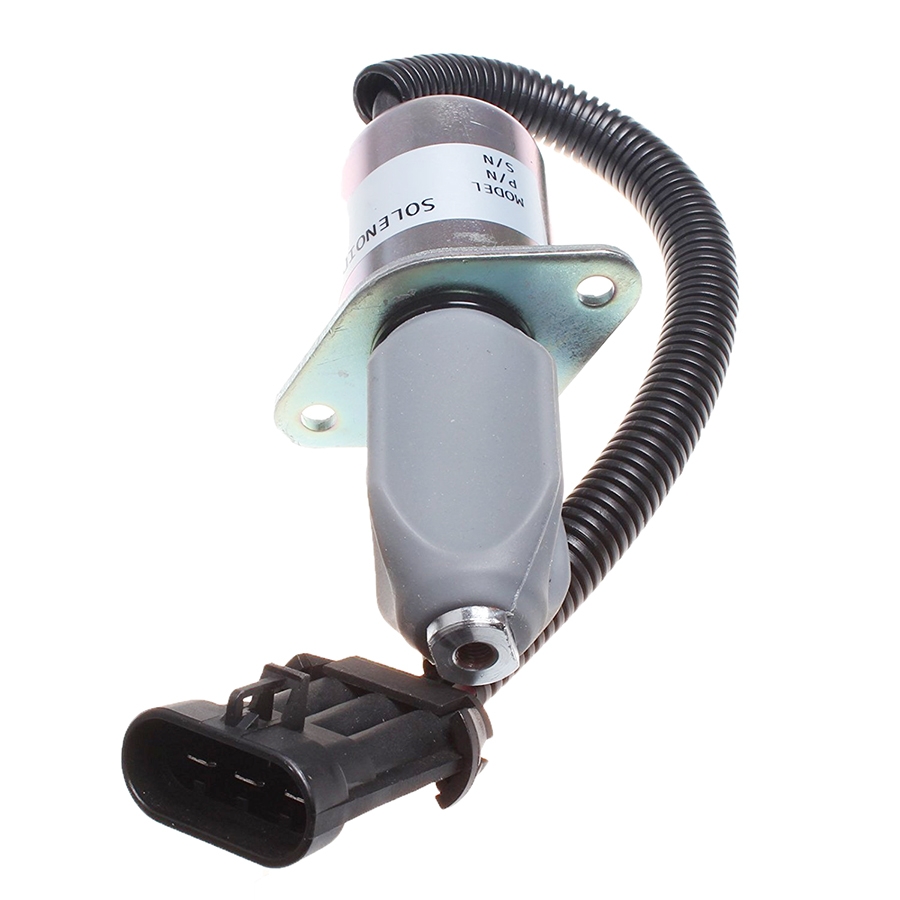 Kompatibel mit Bobcat 325 328 331 334 337 341 5600 751 753 763 773 7753 S150 S175 S185 T190 - 12V Shutoff Solenoid Ventil 6681513 325,328,331,331,337,341,5600,751,753,773,7753,S150,S175,S185,T190