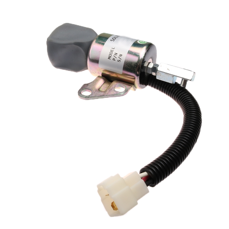 Kompatibel mit Bobcat Bagger 418 E08 E10 E17 E19 E20 - 12V Fuel Shutoff Solenoid 7000782 418,E08,E10,E17,E19,E20