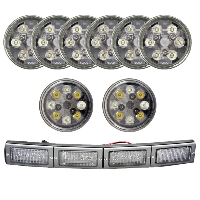 Hergestellt für John Deere Traktor 4555 4755 4955 4560 4760 4960 - 12V Nase LED Konvertierung Lichter Kit RE561116 RE561117 RE336111 RE336112 RE285628 RE306510 4555, 4755, 4955, 4560, 4760, 4960