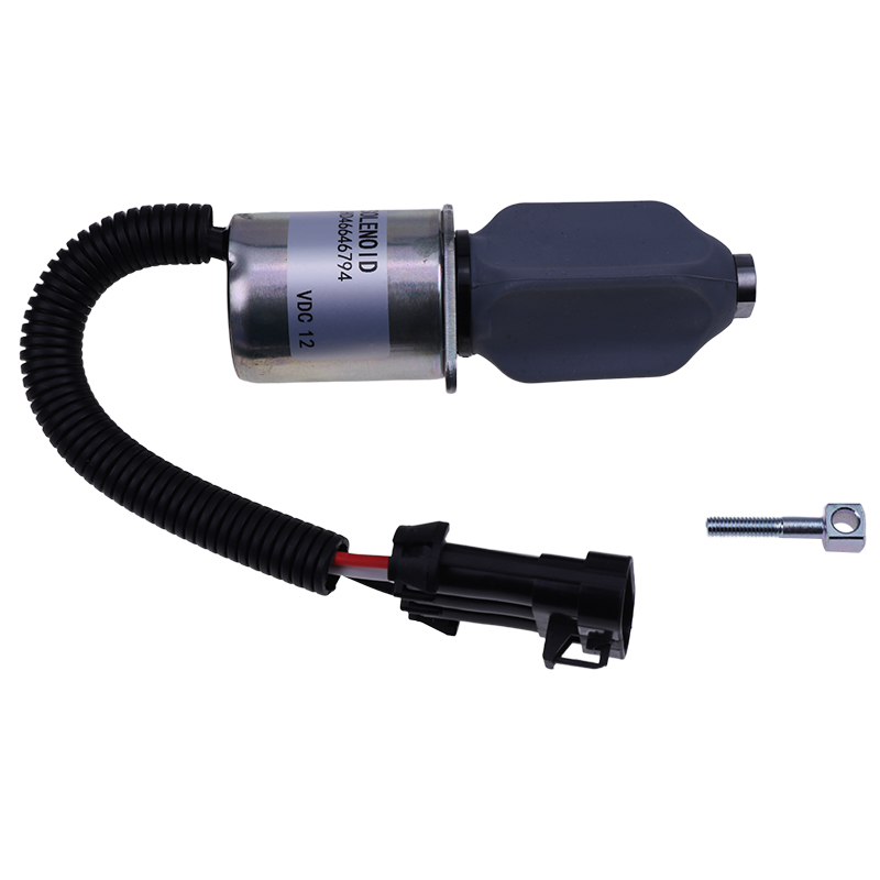 Speziell für Kubota Motor V2203 Bagger KX161-2 KX151 KX101 - 12V Stop Solenoid SA-4806-12 SA480612 KX161-2, KX101, KX151, KX-161-2, KX-101, KX-151, B1550, F2000, GV3160, L2550, R410, T24, T44, T424, R323