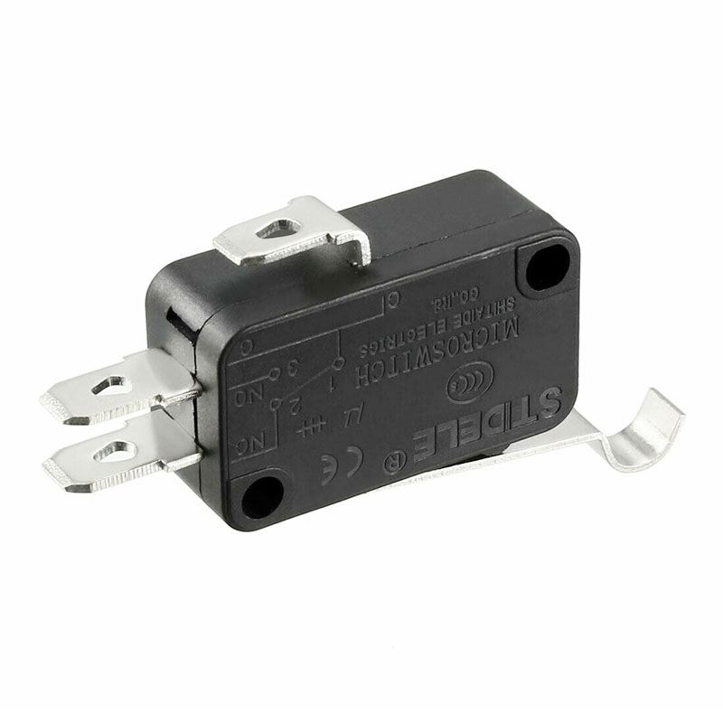 Geeignet für Omron - 15A 125/250VAC Micro Limit Switch mit gebogen Tipp Hebel V-154-1C25 V1541C25 1014807 1014805 829754 0306-00120