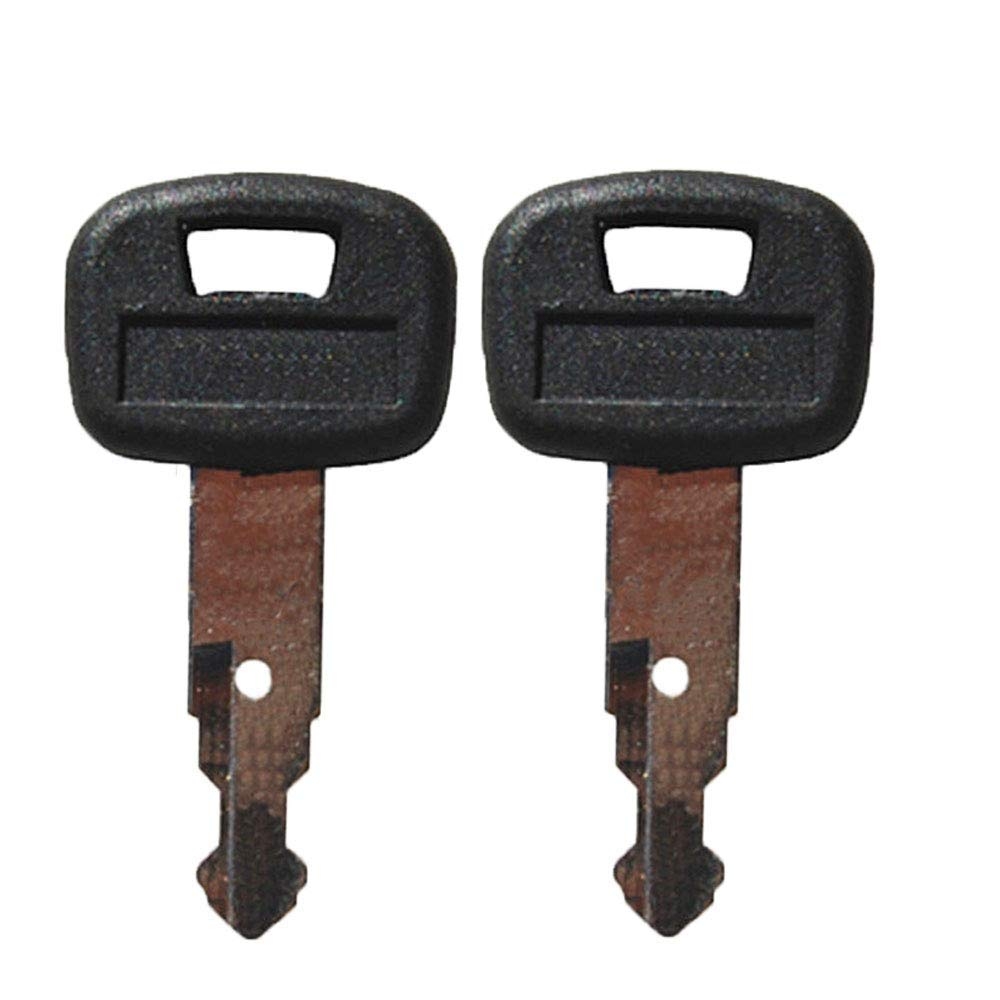 Speziell für Kubota KX121-3 KX61-3 KX71-3 KX91-3 U15 U17 U25S U35 L39 L45 L47 L48 - 2 Stück Zündschlüssel RC411-53933 RC41153933 KX121-3,KX161-3,KX41-3,KX71-3,KX91-3,U15,U17,U25S,U35,L39,L45,L47,L48