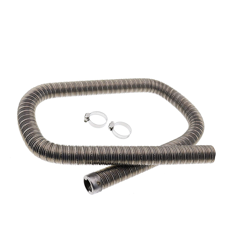 Geeignet für Webasto Eberspacher - 24mm Edelstahl Auspuffrohr(1m) 36061296 90394 mit Klemmen 690