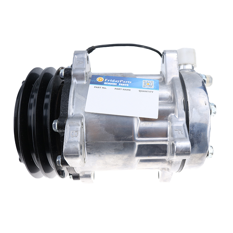Funktioniert gut mit JCB 411 446 JS160W-T2 .714 446B JS360 416S - 24V A/C Kompressor 123/04999 12304999 123-04999 0.024604921 4652 7603 411, 446, JS160W-T2, .714, 446B, JS360, 416S