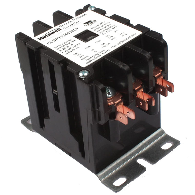 Kompatibel mit 3 Pol 20 Amp 25 Amp 30 Amp 240V Coil Ultimate Purpose Contactor 42BF35AG CR453AC2BAA 3M30-C 8910DPA33V09 90165 3100-30U9 C25DND330B 400-DP30NA3 A77-30444A-2 ACC330UM30 C325C DP202403 HCCY3XU02CY C330C DP302403