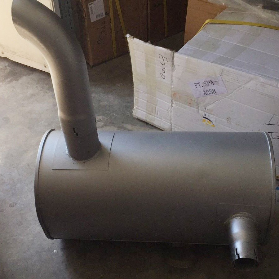 Kompatibel mit Caterpillar Bagger CAT 320C 320C L 320C LRR 320C U Engine 3066 Muffler Silencer 324-4172 3244172 320C,320C LRR,320C U,320C LU