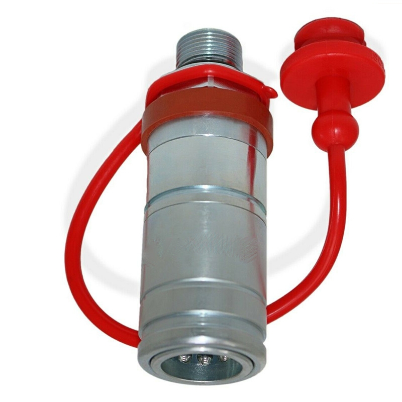 Optimiert für John Deere 5720 5820 6010 6020 6110 6200 7130 7530 - 3CFPV Push Pull Valve Breakaway Hydraulic Female Quick Coupler mit Cap 5078E, 5080R, 5080RN, 5085E, 5090E, 5090RN, 5100RN, 5100RN, 5620, 5720, 5820, 6010, 6020, 6090MC, 6090RC, 6100RC, 611