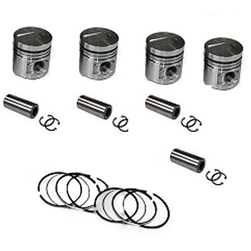 Optimiert für Mitsubishi 4D32 Motor Caterpillar CAT E40B E70B E311B - 4 Zylinder STD Kolben Set Kit mit Ring E40B,E70B,E311B