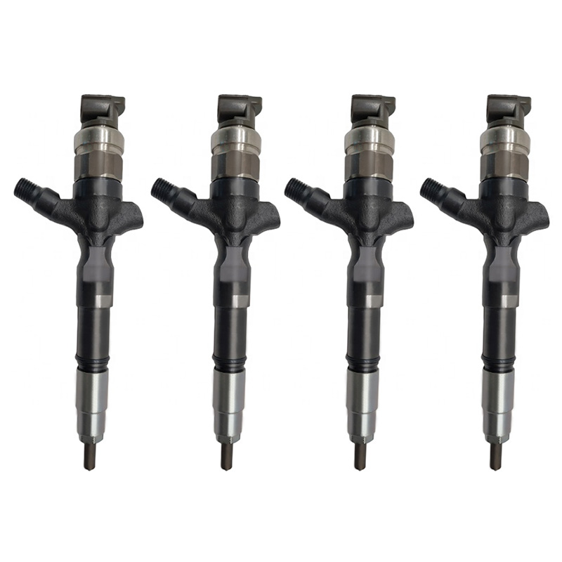 Perfekt für Toyota Motor 2KD-TFV - 4 PCS Fuel Injector 23670-0L100 23670-30410 23670-39255 23670-39355 23670-09340 295050-019# 295050-021# 295050-047# 295050-053# SM295050-019# SM295050-053# 2367030410 2367039355 236700L100 2367009340 295050019# 295050021