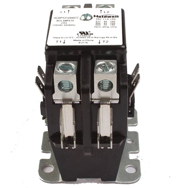 Kompatibel mit 40A 2 Pol 120V Contactor Single Phase AC Contactors HCDPY212040CC 45GGG20AF HCCY2XT04GG C240B DP401202