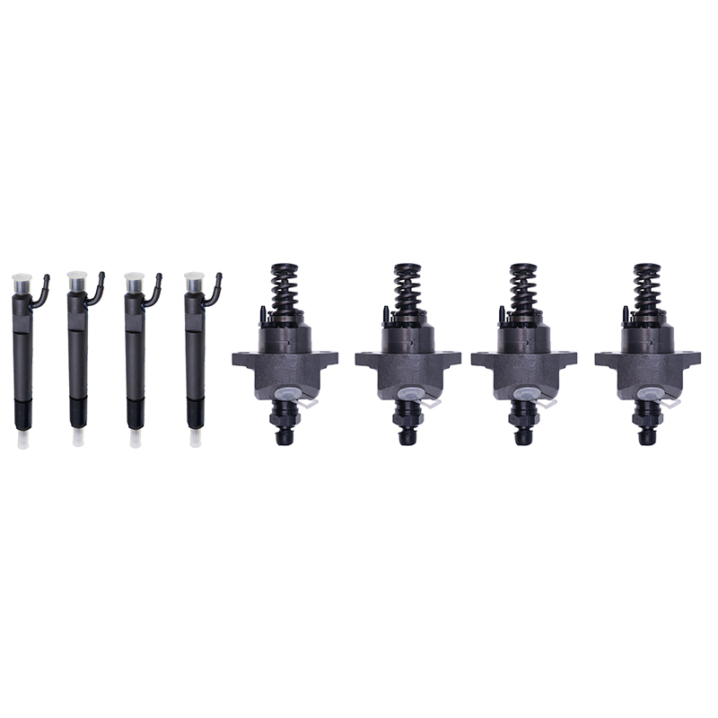 Funktioniert gut mit Deutz Motor 1011 Bobcat Lader - 4Pcs Kraftstoffspritzen und 4Pcs Injector Pump 0414287011 04178544 6673156 6673822 BF4M1011 1011F BF4L1011F F2L1011F BF3L1011F F3L1011F BF4L1011FT F4L1011F F4L1011F F4L1011FL BF3M1011F F3M1011F BF4M1011