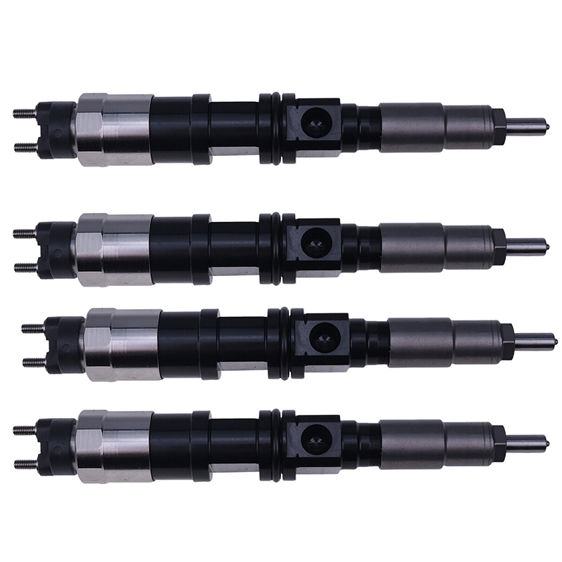 Ma?geschneidert für John Deere 4045 4.5L - 4Pcs Kraftstoff-Injector RE516540 RE507860 09500-5050 RE519730 SE501924 AP52900 AP52800 6068 6081 6090 4.5 L 6320, 6420, 6420 s, 6420S, 6520, 6620, 6820, 6920S, 7720, 7820, 7920, 9550, 9560