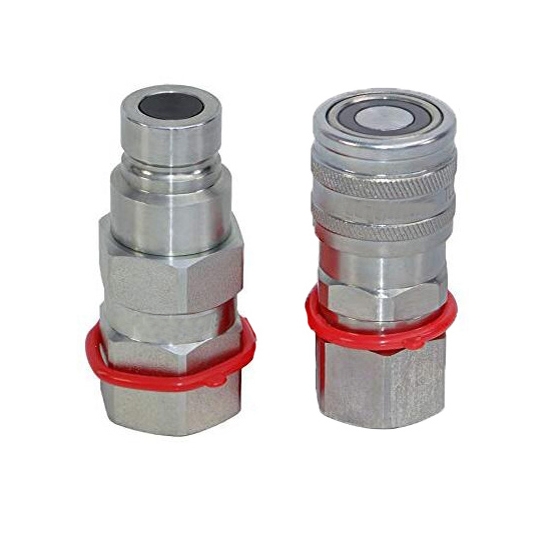kompatibel mit Bobcat Skid Steer Loader 463 553 773 753 763 853 7753 5/8" SAE Flat Face Hydraulic Quick Connect Coupler Set 4.635.537,737.537,630.000.000