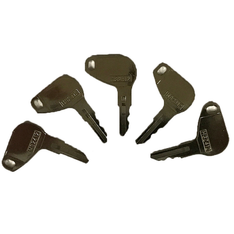 Kompatibel mit 5 Stk Für Kubota M4700 M4800 M5400 MX5000 Zündschalter Schlüssel H32412 35260-31850 3526031850 L1275, L2050DT, L2250, L2250DT, L235, L2350, L2350DT, L2500, L2550, L2550DT, L2600, L2650DT, L2650DT, L275, L2800DT, L2850DT, L2900, L2900DT, L29