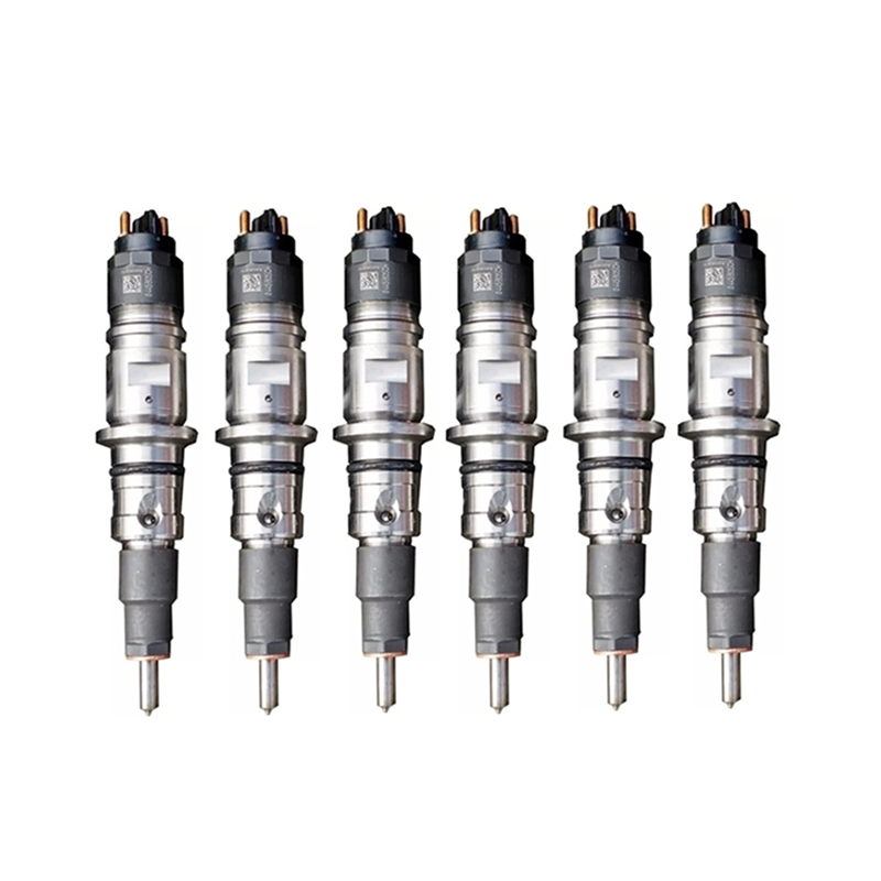 Perfekt für Bosch - 6 PCS Kraftstoffinjektor 0445120384 5 310 954 5310954 89550E0072 0986435644 0 986 435 644 ISB 6.7 Ford Cargo C1723, Ford Cargo C2423, Ford Cargo C2429, Ford Cargo C2623, Ford Cargo C2629