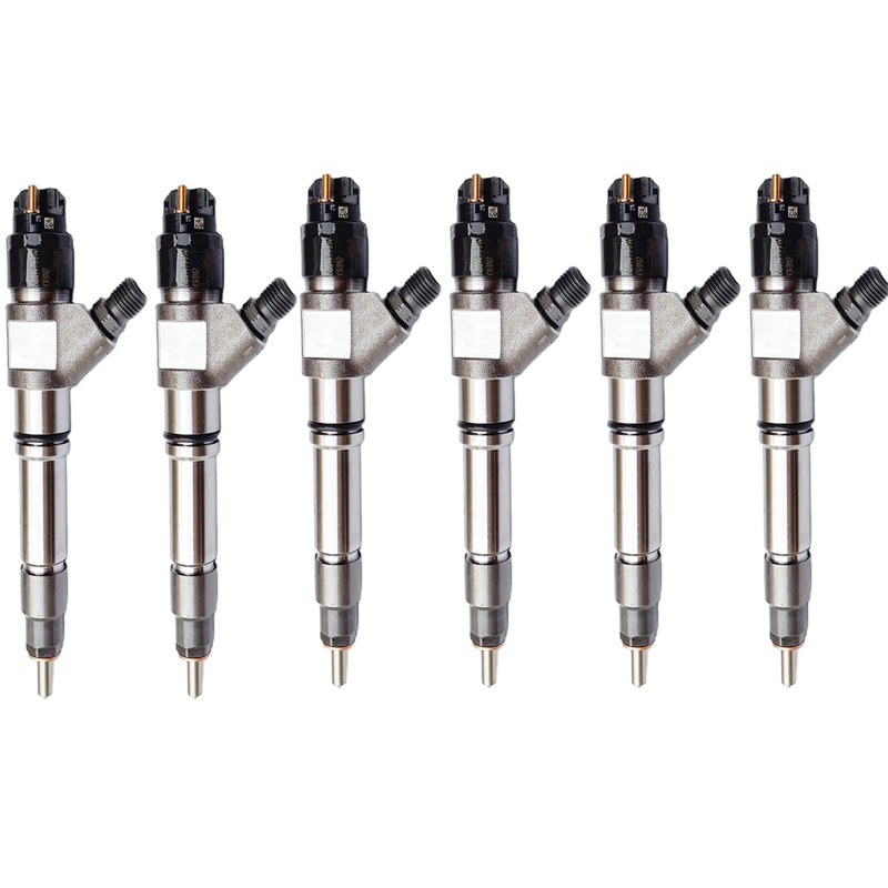 Auf Iveco SFH Motor Cursor 9 F2CE3681E F2CE3681G F2CE0685A abgestimmt - 6 Stück Bosch Fuel Injector 0445120361 5801479314 0 445 120 361 0445 120 361 341900 CRIN2-16-BL CRIN216BL F2CE0681B F2CE0681C F2CE0681D F2CE0685B