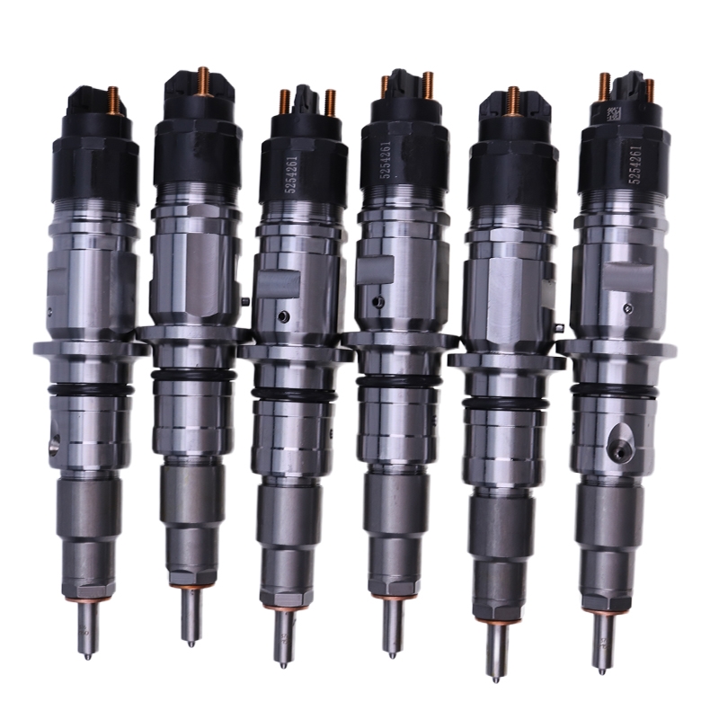 Funktioniert gut mit Bosch Cummins Motor QSB6.7L ISB6.7L - 6 PCS Kraftstoffinjektor 0445120177 5254261 5254261NX 5254261PX 5254261RX 5254261006R QSB 6.7L ISB 6.7L Dodge Ram 1500, 2500, 3500, 700, 1500 Classic, 3500, 4000, ProMaster 1500, ProMaster 2500, P
