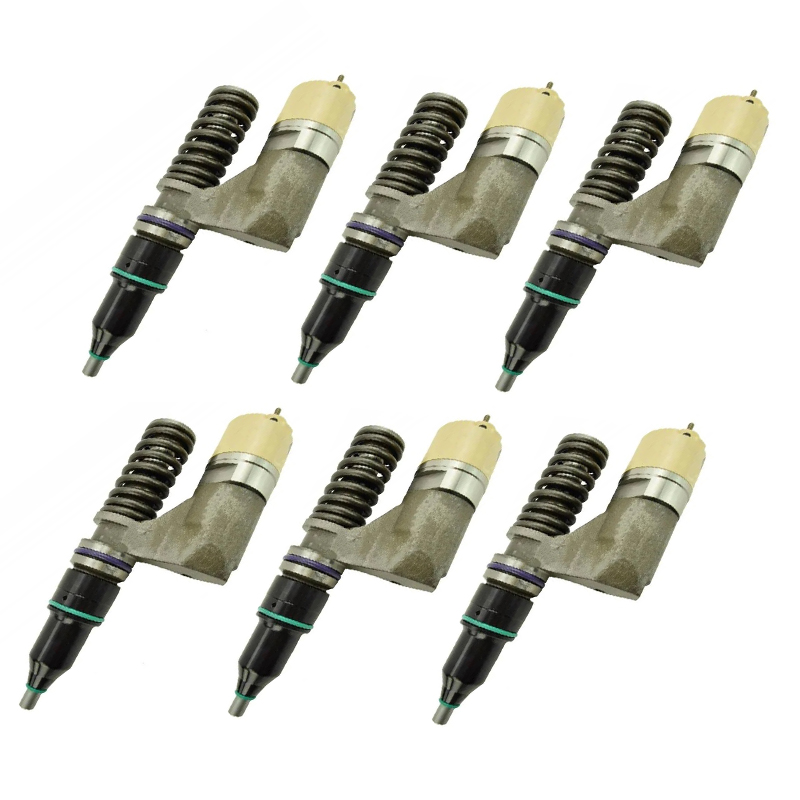 Kompatibel mit Caterpillar CAT Motor C-10 3176 3176C 3196 Challenger 65E 75D 85D - 6 Stk Kraftstoff-Injector 10R-0961 212-3465 75E 85E 95E 480 65E,75D,75E,85D,85E,95E,480