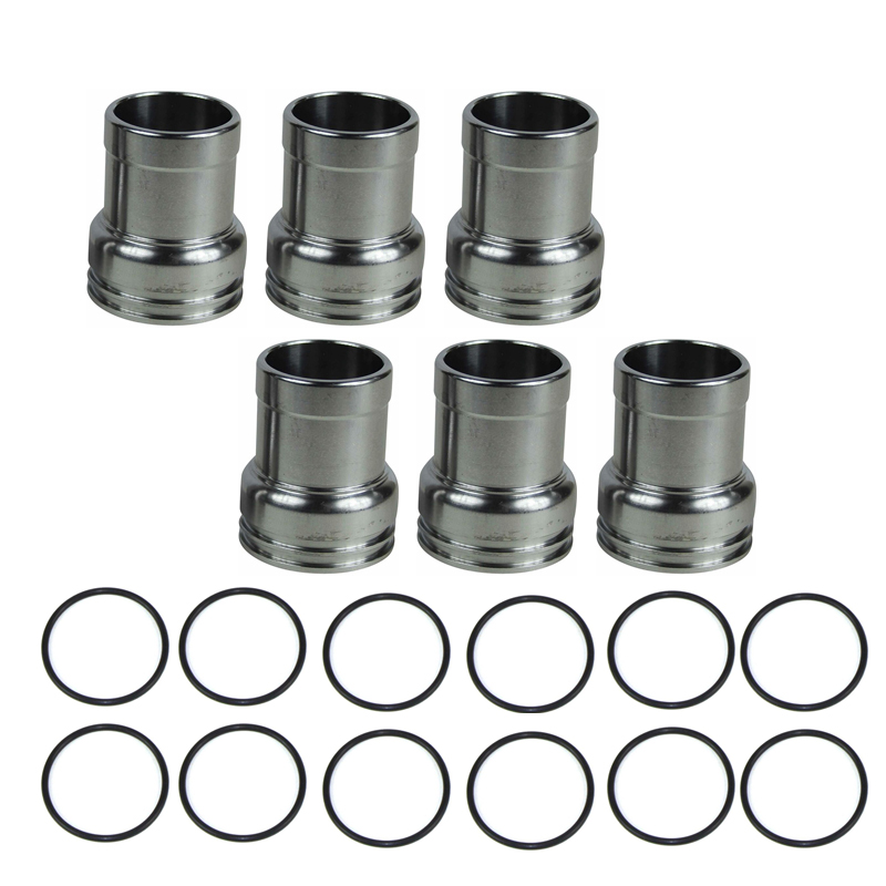 Speziell für Caterpillar CAT Engine C7 C9 C-9 Bagger 324D 325D 329D 330D 336D - 6 Stk Injector Sleeve Mit O-Ring 227-1200 227120 CA227120 324D,324D FM,324D L,324D LN,325D,325D FM,325D FM LL,325D L,325D MH,326D L,328D LCR,329D,329D L, 329D LN,330D,330D FM,