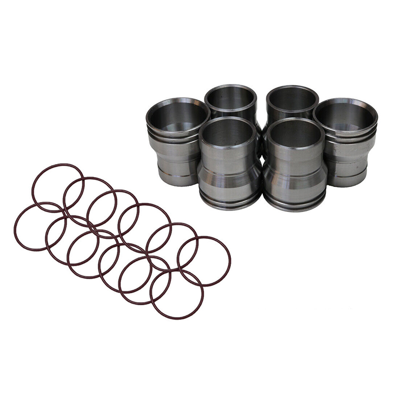 Hergestellt für Caterpillar CAT Motor C15 C7 3126 3126E 3126B Bagger 322C 325C 325CL - 6 Stk Injector Sleeve mit O-Ring 227-2911 2272911 CA222-2911 120H,135H,322C,322C FM,325C,325C FM,561N,938G II,950G II,953C,962G II,963C,C7,D5N,D6N,IT38G II,IT62G II,M32