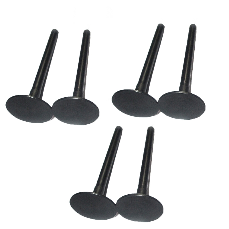 Ma?geschneidert für Komatsu-Motor S6D140-1A S6D140-1A S6D140-1G S6D140-1M S6D140-1R in den USA - 6 Stück Intake Valve 6215-41-4110 6215414110 S6D140-1A; S6D140-1A; S6D140-1G; S6D140-1M; S6D140-1R; S6D140-1U; S6D140-1W; S6D140-1X; S6D140-1Z; S6D140-1Z