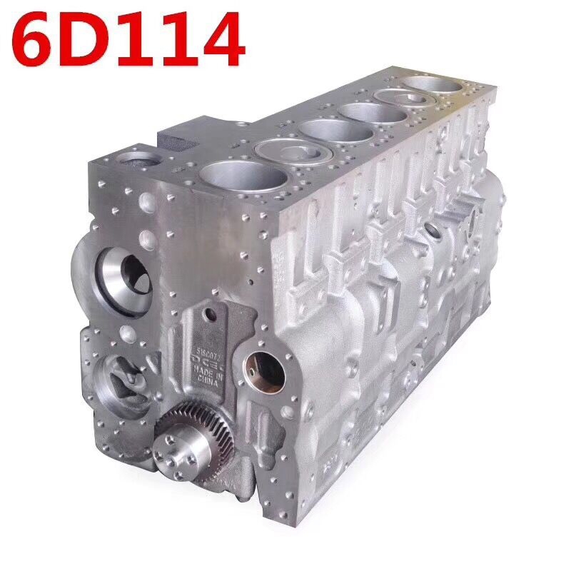 Funktioniert gut mit Komatsu Radlader WA380-5 WA400-5 Bagger PC30-7 PC360-7 - 6D114 Zylinderblock Assy 6741-21-1190 67411190 SA6D114E SA26D114E WA380-5,WA400-5,PC300-7,PC360-7