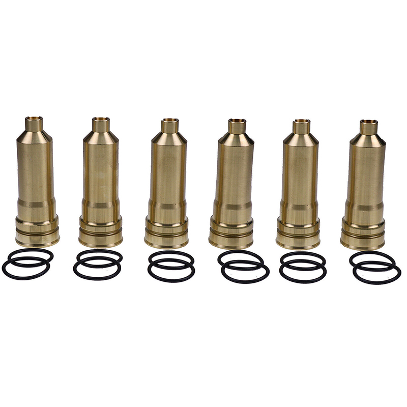 Perfekt für Isuzu Motor 6HK1 Hitachi Bagger ZX200-3 - 6PCS Injector Sleeve 8-97606661-0 8976066610 897606-6610 8-98018462-0 8980184620 330C LC JD, 370C JD, CX650-2, EG70R-3, LX130-7, LX160-7, MA200, SCX300-C, SCX400, SCX500-C, SCX500W, SCX550-C, SCX700, S