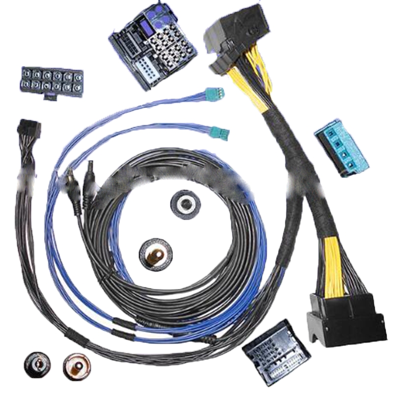 Kompatibel mit 740L Auto Stereo Radio Ersatz Wire Harness & Steering Wheel Control Interface