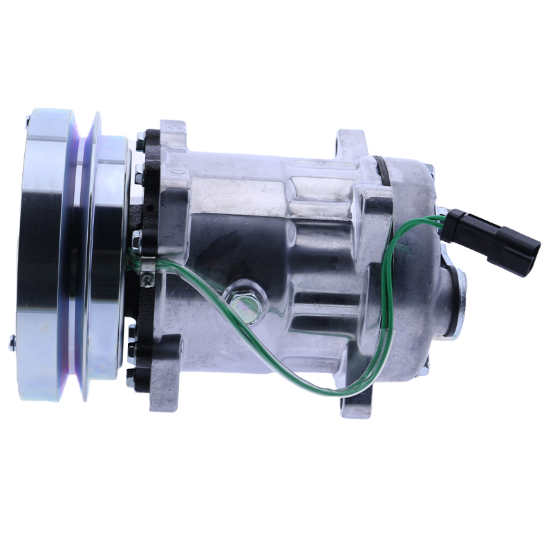 Funktioniert gut mit Caterpillar CAT Loader 924G 928F 930G 938F 950G 960F 962G 980G - Sanden SD7H15 A/C Kompressor 106-5122 1065122 CA1065122 4479 4049 4640 4658 7990 8066 8109 32879G 2004479 ACP149400S ACP149400P 5095883 3054E 3056E 3116 3126 C-9 3408C 3