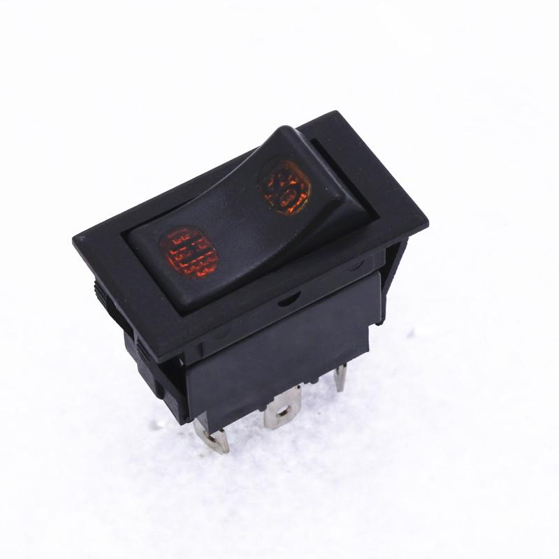 Perfekter Ersatz für Bobcat Loader S175 S185 S200 - Aftermarket H/ISO Rocker Switch 6683812 passt