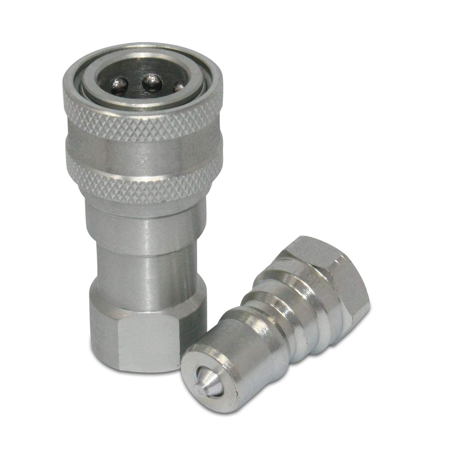Kompatibel mit Aftermarket New Hydraulic Quick Connect Kupplung 7J612-66323 Weiblich K2581-66220 M?nnlich für Kubota 7J61266323 (Female)K2581-66220 K258166220 (Male)Dieses Set enth?lt1 M?nnlich flache Gesicht Koppler1 Weiblich flache Gesicht KopplerSpezif