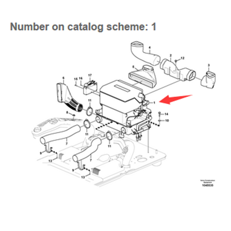 Speziell für Volvo Bagger EC120D EC140C EC140D EC160C EC170D EC180D - Klimaanlage Steuerpult ECU VOE 11443400 VOE11443400 EC120D,EC140C,EC140D,EC160C,EC170D,EC180D