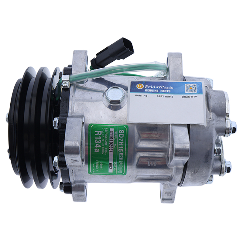 Funktioniert gut mit Volvo Bagger Ladern - Sanden SD7H15 A/C Kompressor 14649606 14506862 15082742 VOE144506862 VOE146496 VOE 14649606 VOE 15082742 VOE 11412632 VOE11412632 89439 ACP932000P 8FK351119231 5096154 EC135BLC,EC140B,EC210B,EC210B,EC240B,EC140BL