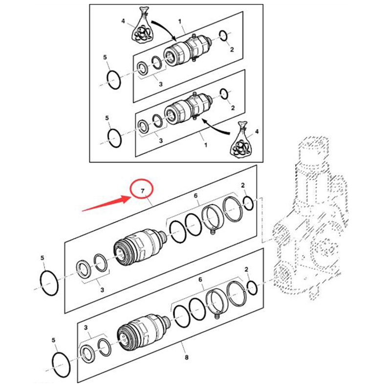 Ingenieur für John Deere SE6010 SE6020 SE6100 SE6320 SE6510 SE6920 6110L 6120L 6200L 6310S - Hydraulische Quick Coupler Sockel AL210586 6010, 6100, 6110, 6110L, 6120, 6120L, 6200, 6200L, 6300, 6310, 6310S, 6320, 6320L, 6506, 6510, 6520, 6810, 6820, SE6010