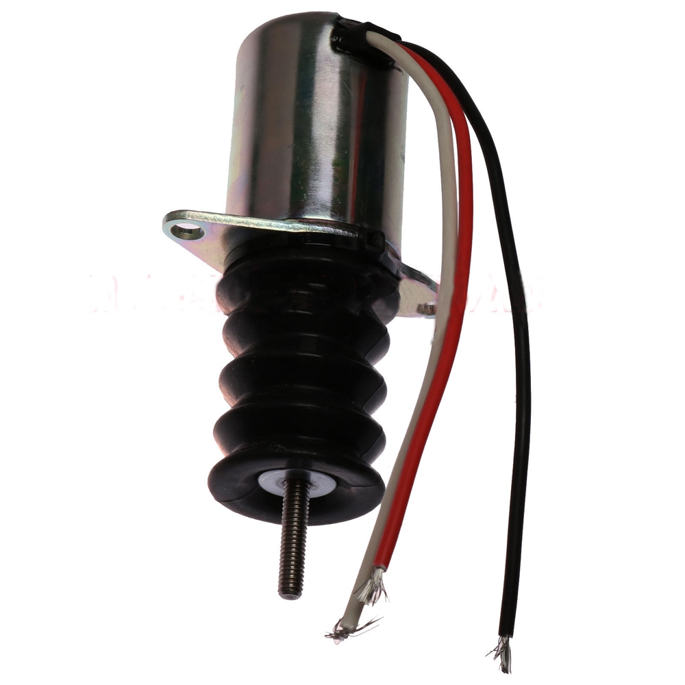 Kompatibel mit John Deere F1145 Mower - AM116779 Kraftstoffabschaltung Solenoid mit 3-Wire-Anschluss AM102863 AM124382 AM122714