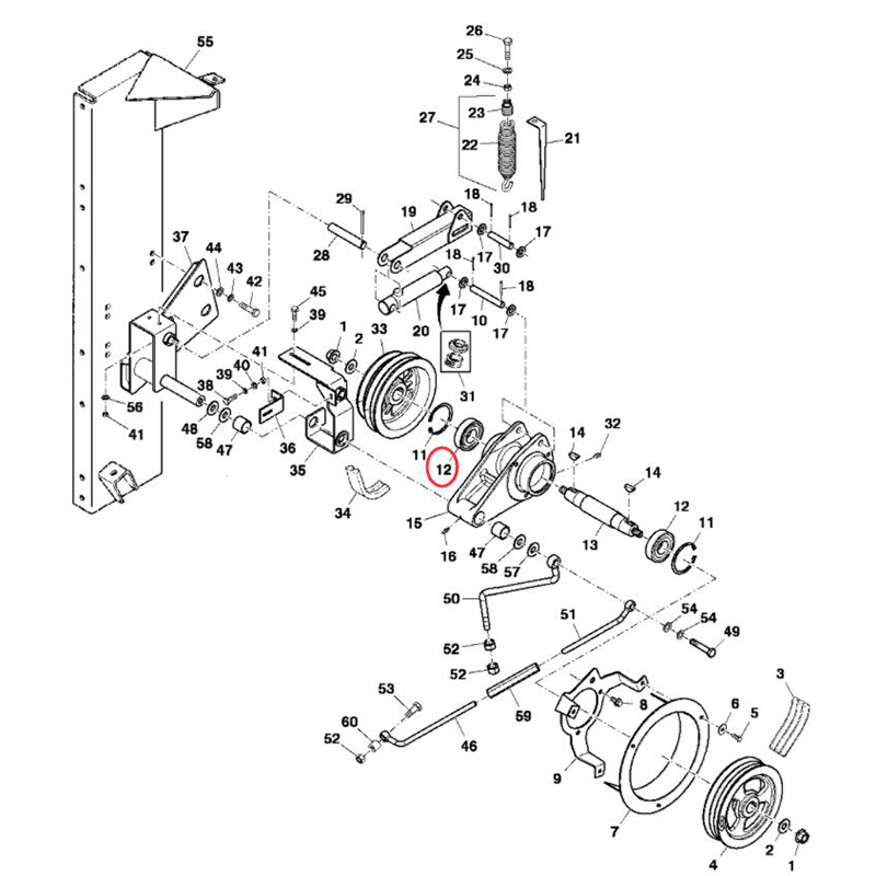 Geeignet für John Deere Combine 1470 1570 9670 9770 9870 S650 S670 S685 S685 S790 S780 W330 - Kugellager AH221427 6068 6068H 6090 6090H 6125 6125H 6135 6135H 1470, 1570, 9670, 9870, 9870STS, 9880i, S650, S660, S670, S670HM, S680, S680HM, S685, S685HM, S69