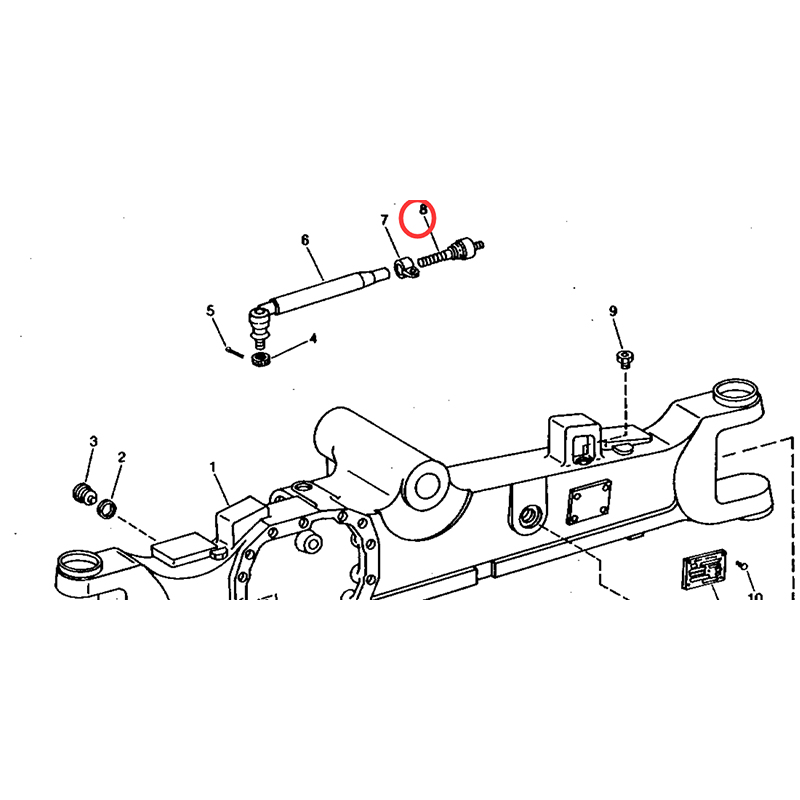 Direkter Ersatz für John Deere Lader 210C 310C 315C 4102C 510C 610C - Kugelgelenk AL39316 AL178074 AL60161 CA3962754 396-2754 210C,300D,310C,310D,315C,315D,315CH,410C,410D,482C,510C,2040S,2140,2141,275,2950,3050,3050,3140,3140,3140,3140,3340,33502,3351,34