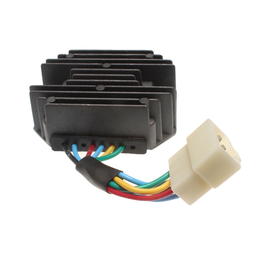 Kompatibel mit Kubota Traktor M6040 M6060 M6800 M7040 M7060 12V Spannungsregler 6 Draht 15531-64601 1553164601 M6040DT,M6040DT-1,M6040DTC,M6040DTC-1,M6040F,M6040F-1,M6040FC,M6040FC-1,M6040HD,M6040HD,M6040HDC,M6040HDC-1,M6040HDC-1,M6040HDNB,M6040HDNB-1,M60