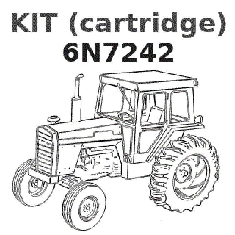 Passend für Caterpillar CAT 235 140B 955K 955L 977K D6C D6D 966R - Cartridge Kit 6N-7242 CA6N7242 235.140B,955K,955L,977K,D6C,D6D,966R