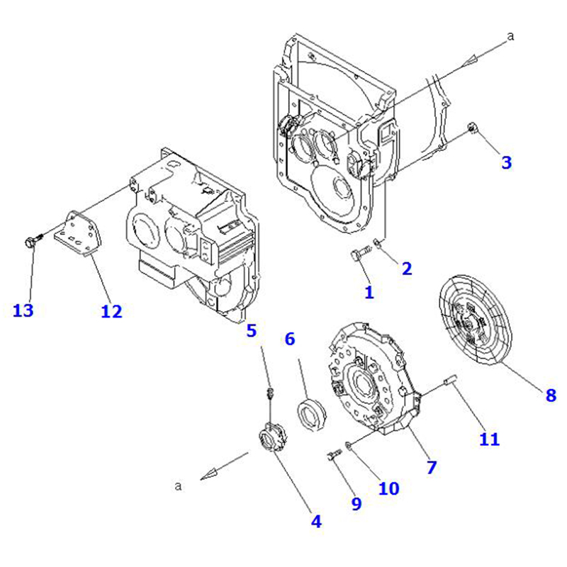 Speziell für Komatsu Gabelstapler FD10-15-18 FD18-18 FD20/25-16 FD30-15 FG10-15-18 FG18-18 - Kupplungsscheibe 3EB-10-41220 3EB1041220 FD10/15/18-21-A, FD10-15-18, FD10-18-20, FD10L-15L-18, FD10L-18L-20, FD18-18, FD18L-18, FD20/25-15, FD20/25-16, FD20/25-1