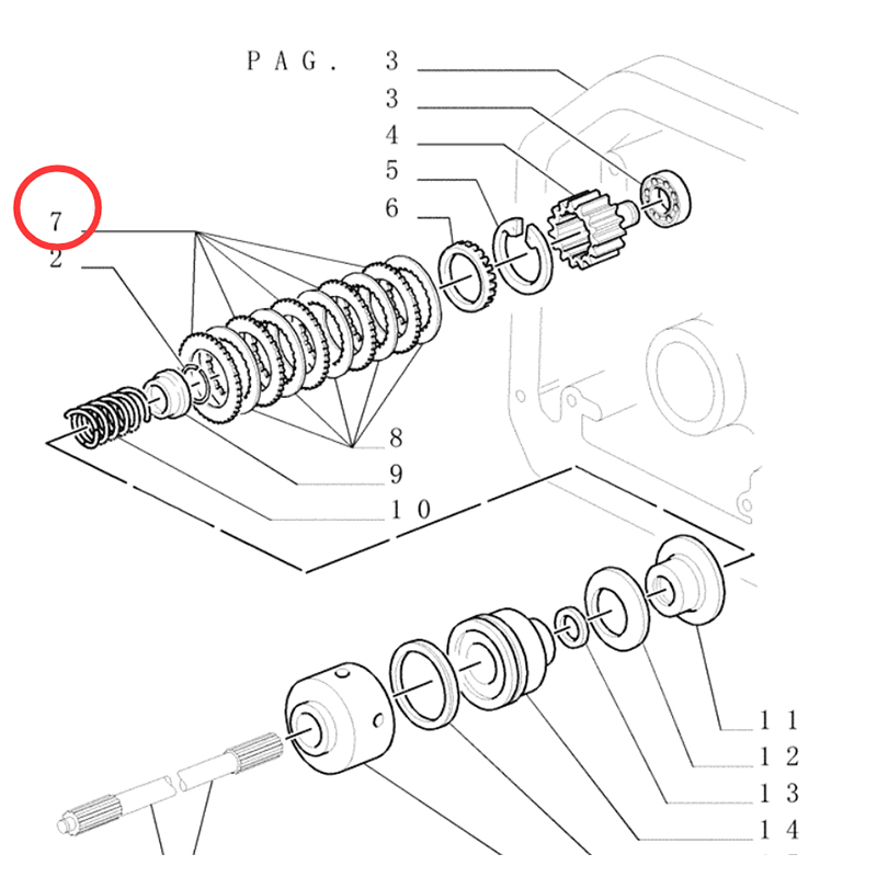 Funktioniert gut mit Ford New Holland Traktor 4835 5635 6635 7635 L65 - 5 PCS Clutch Plate 5165954 1P77573A1 IP-77573A-1 4835,5635,6635,7635,L65,TL100,TL70,TL80,TL90
