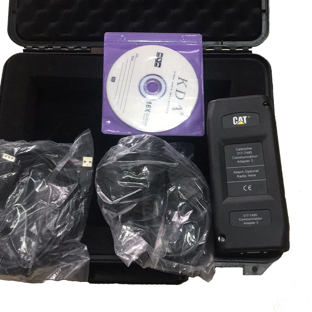 Funktioniert gut mit Caterpillar CAT Heavy Equipment Diagnostic Test Tool - Communication Adapter Group ET-3 III 317-7485 3177485