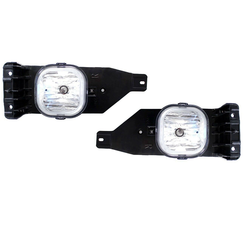 Perfekt für 05-07 Ford F250 F350 F450 - Komplettes, klares Objektiv Nebellampe Kit mit H10 Leuchtmittel 6C3Z 15200 BA FO2593211 FO259221 F-250, F-350, F-450