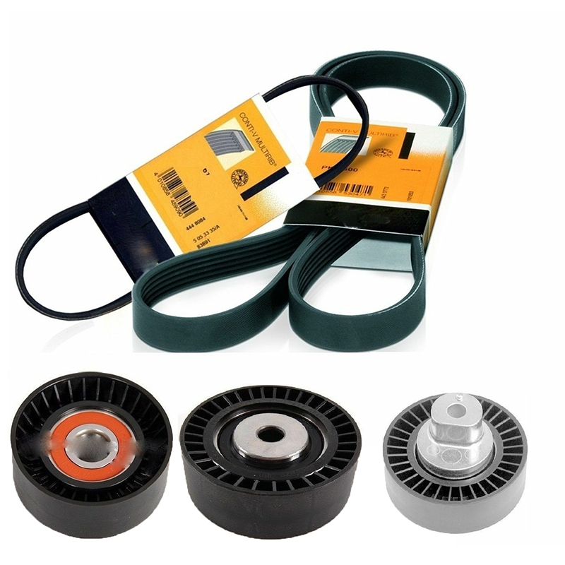 Kompatibel mit BMW E46 E39 E38 X5 E53 Z3 E36 - Conti V Gürtel 6pk1538 5pk865 Pulley Pulley Set 11281744986 11282247743 11281437450 11281437475 112817045 11287512970 533 0015 10 11 11 28 1 427 252 11 28 1 735 899 11 28 1 748 832 11281748832 11 28 1 726 181