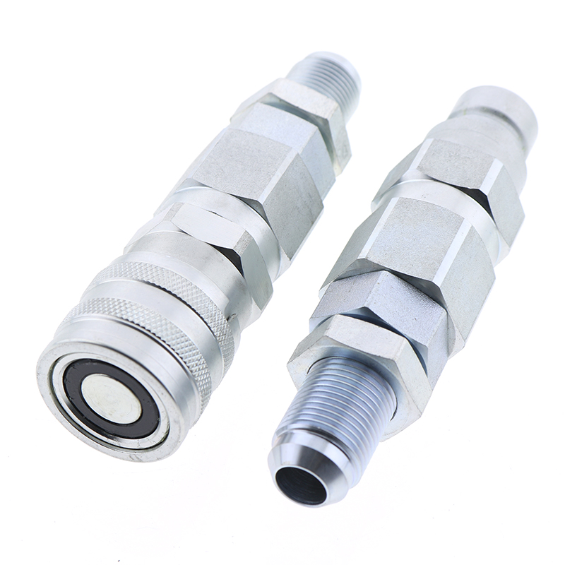 Perfekt für New Holland LS140 LS150 LS160 LS180 LS180 LS180 LS180 - #10 JIC Gewinde 1/2" Flaches Gesicht Hydraulische Quick Connect Kupplung LS140, LS150, LS160, LS170, LS180, LS185, LS190