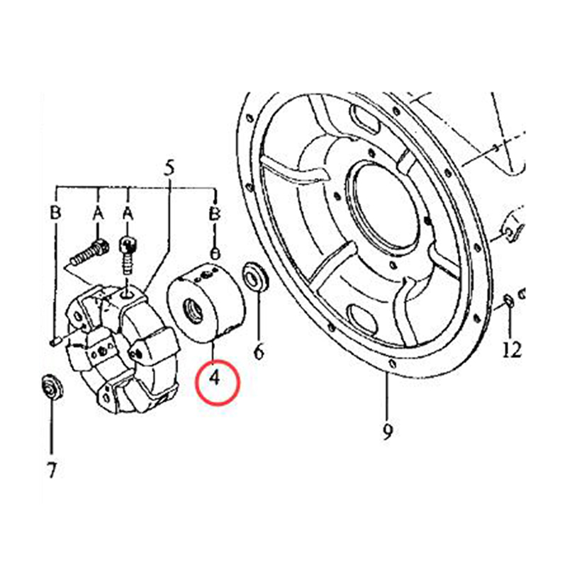 kompatibel mit John Deere Engine 4039 4239 Bagger 190 70 70D 80 190E - Kupplungsstange 3031371 TH105918 190, 70, 70D, 80, 190E