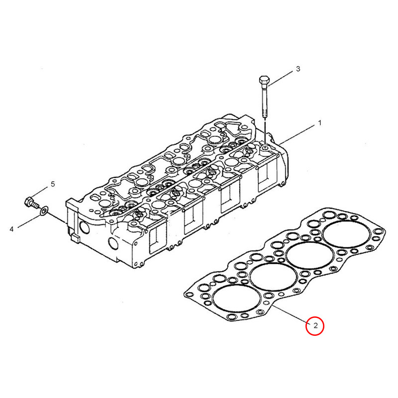 Für Caterpillar CAT Engine ausgelegt 3064 Bagger 311C 312C 314C - Zylinderkopfdichtung 2228330 CA2228330 222-8330 311C, 312C, 312C L, 314C